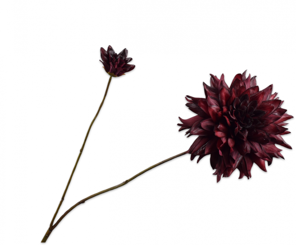 Dahlia 102cm RealTouch Burgundy