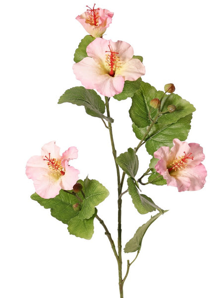 Hibiscus 80cm Light Pink