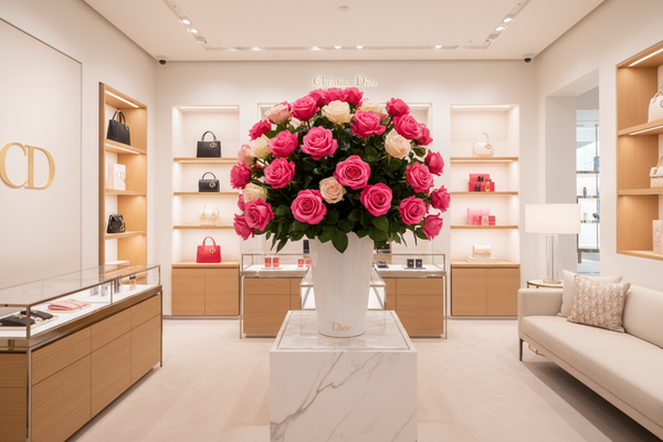 Rose 69cm RealTouch Pink Beauty