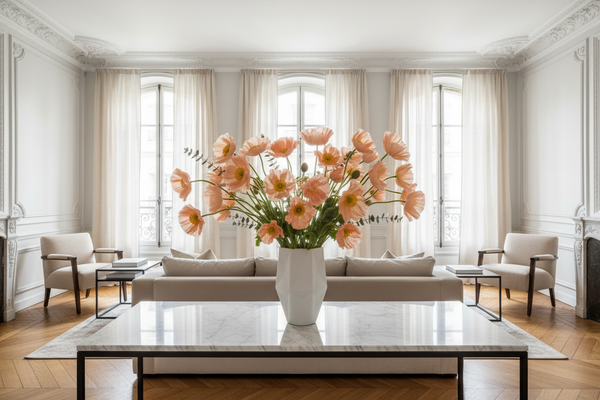 Poppy | Pavot 63cm Peach