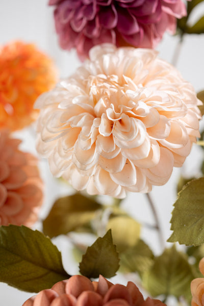 Dahlia 83cm Salmon