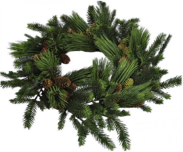 Fir Wreath | Couronne de Sapin 66cm Green