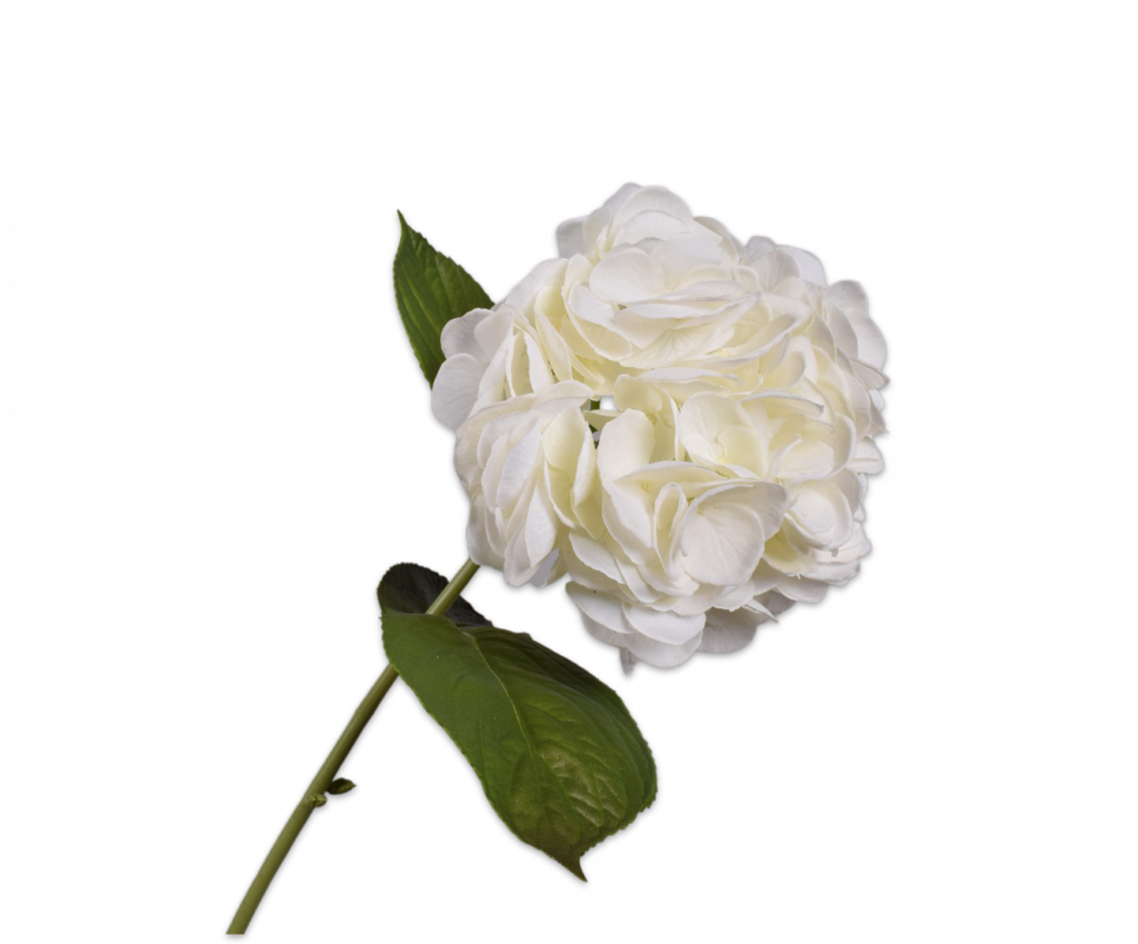 Hydrangea | Hortensia 74cm RealTouch White